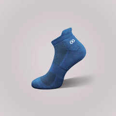Vilasya Bamboo Ankle Socks for Men - 3 Pairs (Black / Blue / White)