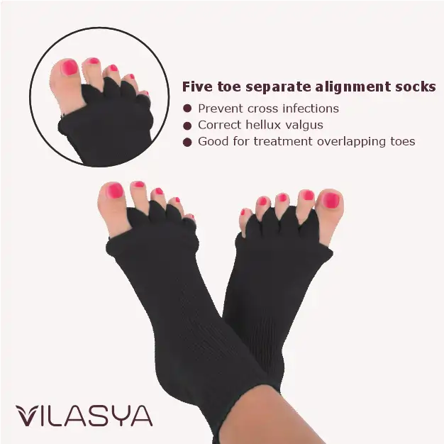 Dark Grey Foot Alignment Socks