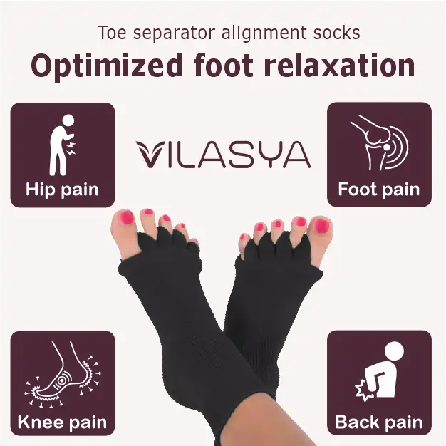 Dark Grey Foot Alignment Socks