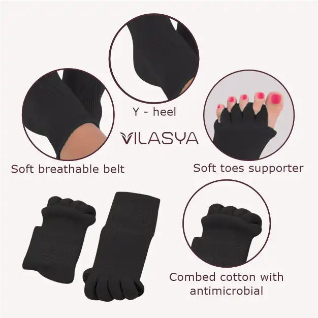 Dark Grey Foot Alignment Socks