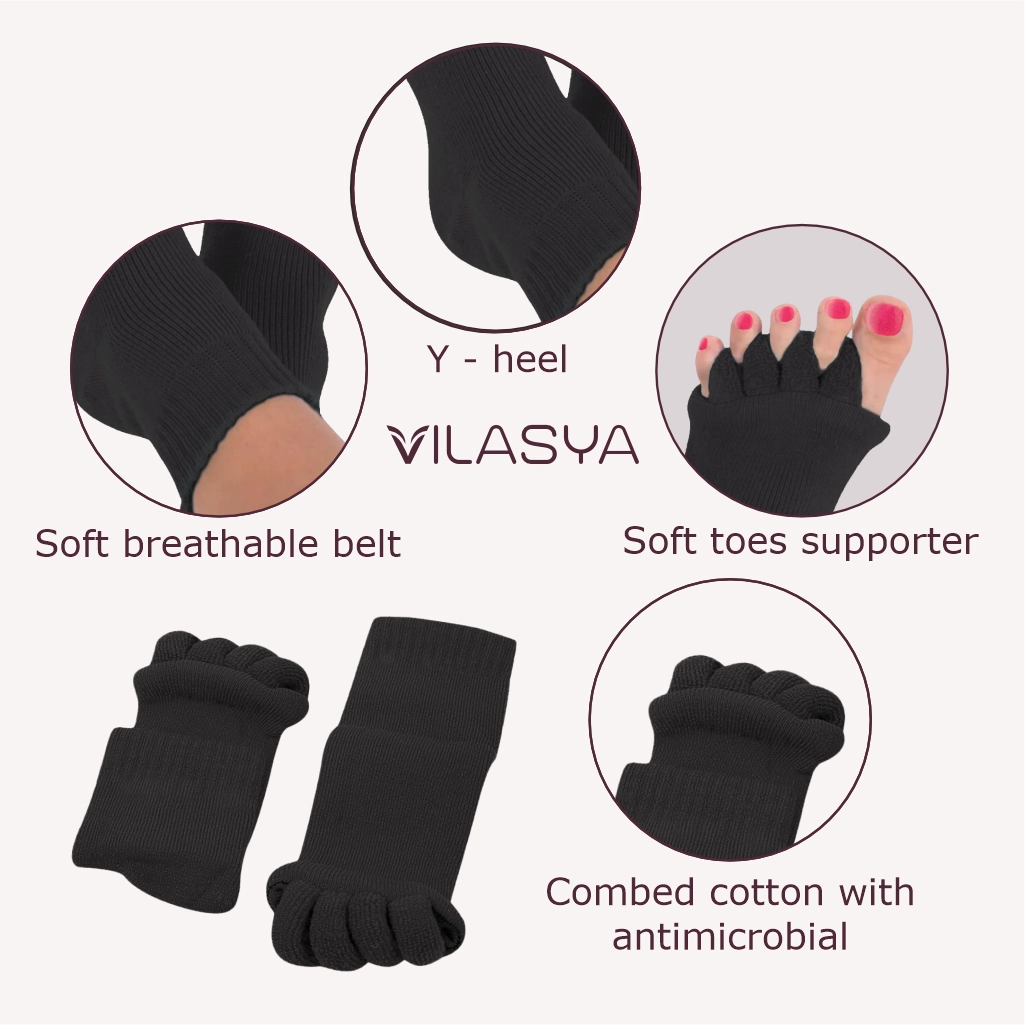 Dark Grey Foot Alignment Socks