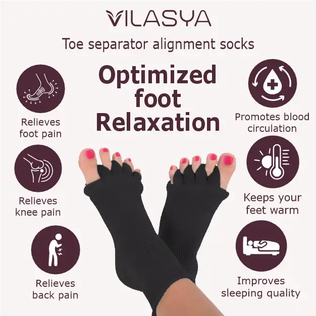 Dark Grey Foot Alignment Socks