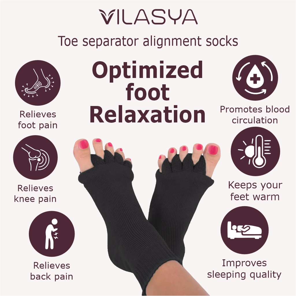 Dark Grey Foot Alignment Socks