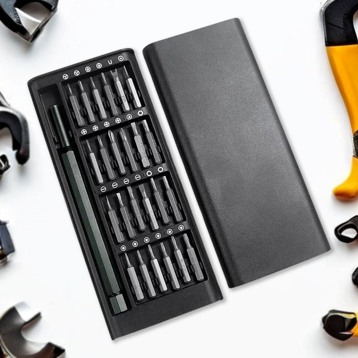 24-in-1 Precision Magnetic Screwdriver Set | Mini Repair Toolkit for Phone, Laptop, Watch & Electronics
