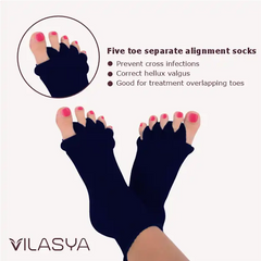 Navy Blue Foot Alignment Socks