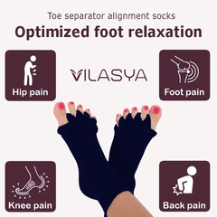 Navy Blue Foot Alignment Socks