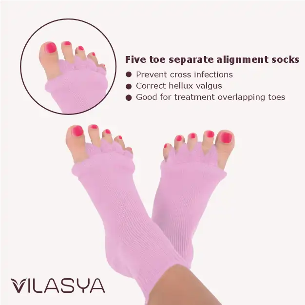 Baby Pink Foot Alignment Socks