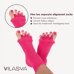 Pink Foot Alignment Socks