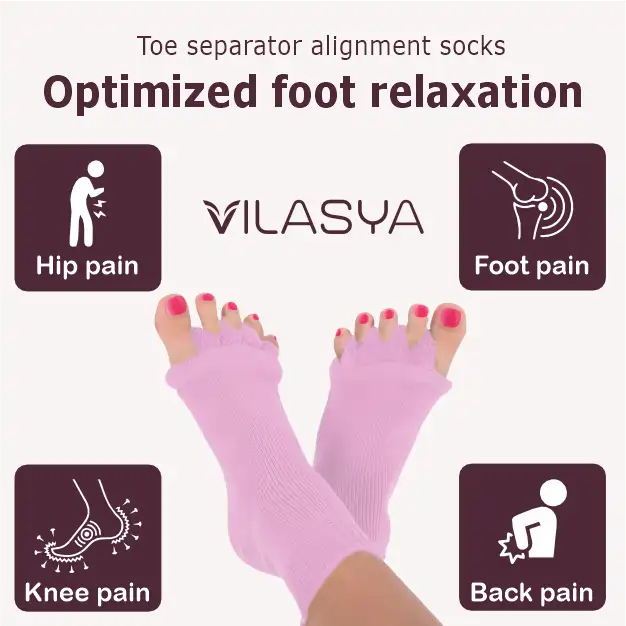 Baby Pink Foot Alignment Socks