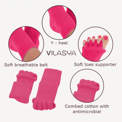 Pink Foot Alignment Socks