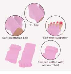 Baby Pink Foot Alignment Socks