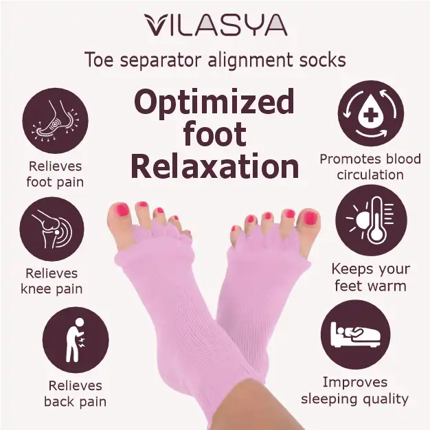 Baby Pink Foot Alignment Socks