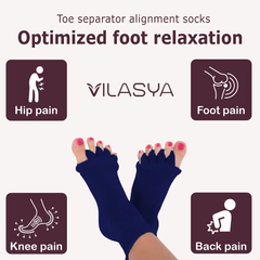 Blue Foot Alignment Socks