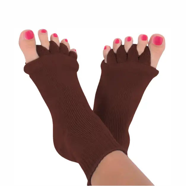 Brown Foot Alignment Socks