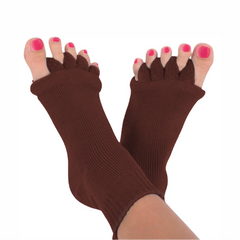 Brown Foot Alignment Socks