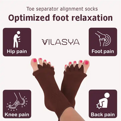 Brown Foot Alignment Socks