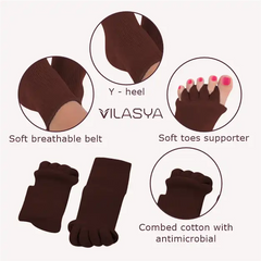 Brown Foot Alignment Socks