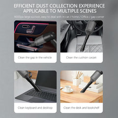 3-in-1 Wireless mini Car Vacuum Cleaner with Blower & Suction